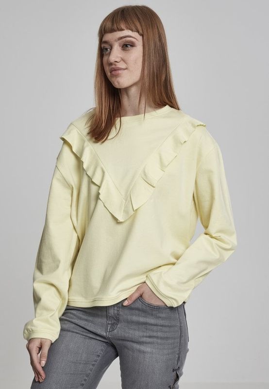 Sweatshirt med volang dam - REA