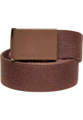 Colored Buckle Canvas Belt 2-Pack