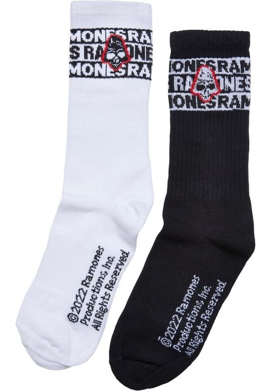 Ramones Skull Socks 2-pack
