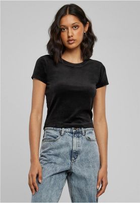 Short velvet top for ladies