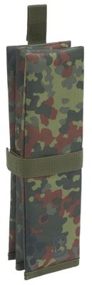 Sædeunderlag med befæstelser og camouflage