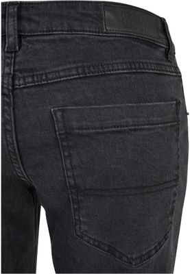 Ladies Low Waist Straight Denim Pants