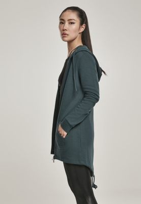 Long ziphoodie lady
