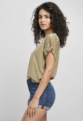 Oversize top with lace