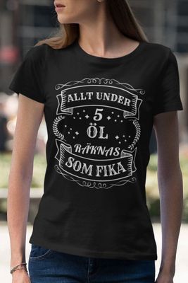 Allt under 5 öl T-shirt