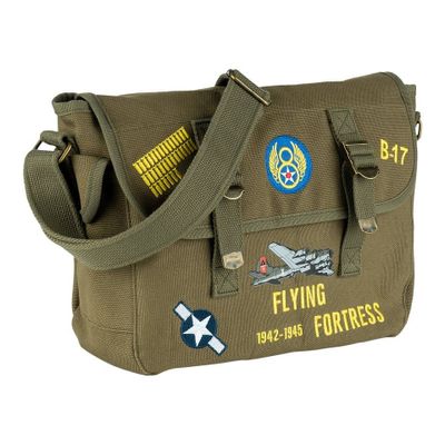 Canvas messenger bag - B-17 Flying fortress