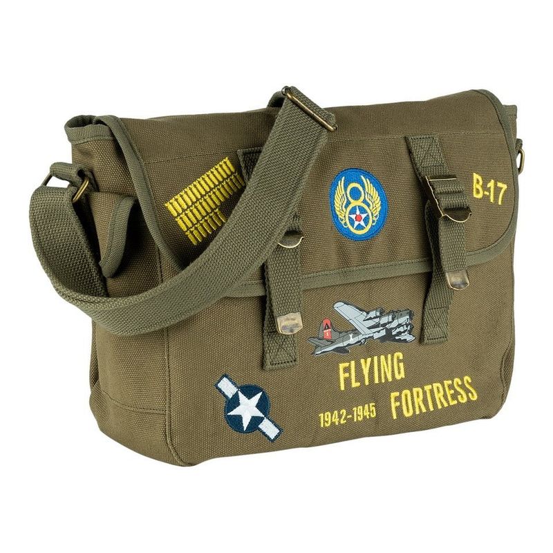 Canvas messenger bag - B-17 Flying fortress