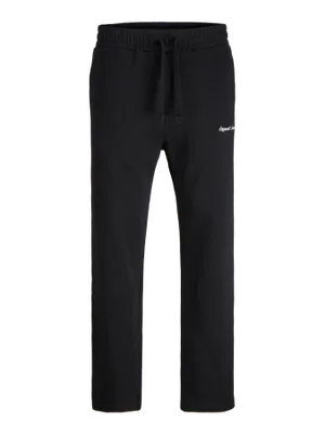 Svarta joggingbyxor herr – relaxed fit