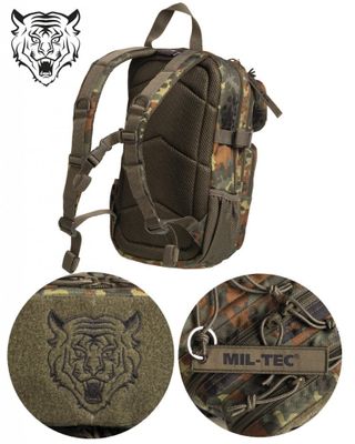 US Assault child backpack flecktarn
