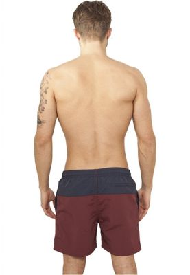 Two-color bath shorts