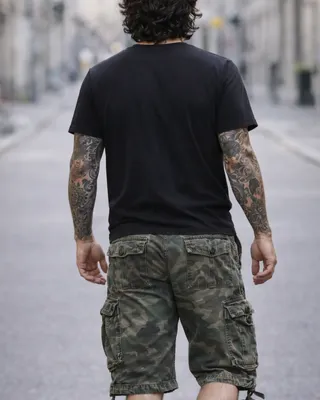 Vintage classic shorts camo