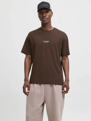 JJ Studios oversized svart T-shirt herr