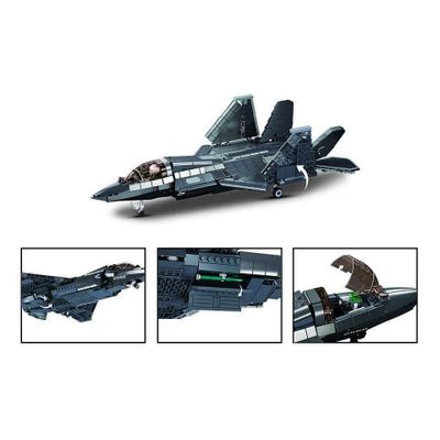 J-35S Stealth Aircraft Metal Coating Version - Sluban - M38-B1186