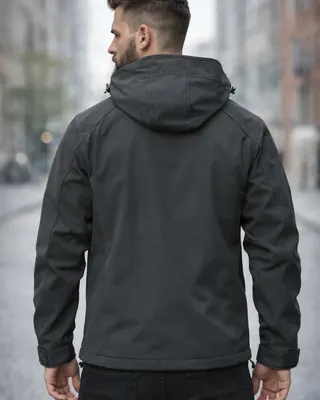 Brandit Hurricane softshelljacka herr – antracit
