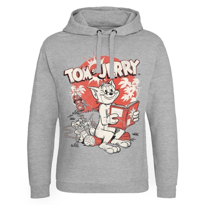 Tom & Jerry Vintage Comic Epic Hoodie Mand