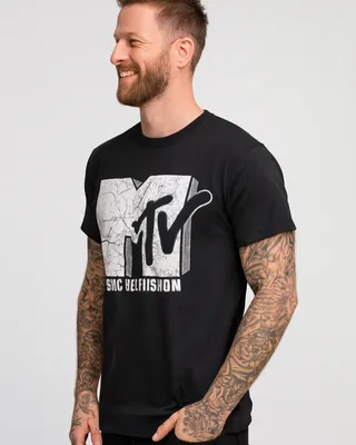 MTV Cracked Logo T-Shirt