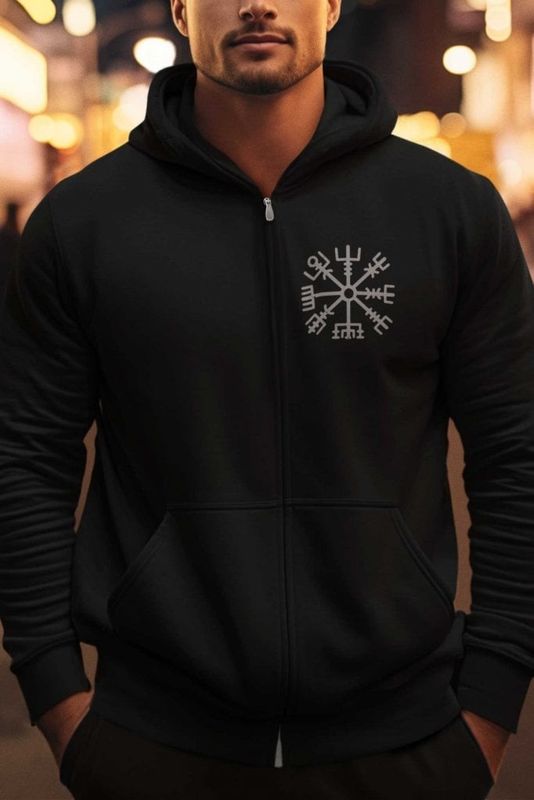 Grå Vegvisir ziphood mænd
