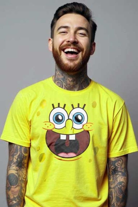 Sponge Happy Face T-Shirt