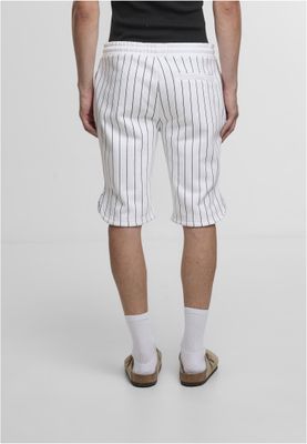 Svarta ränder, liten logotyp på vänster ben Rocawear Shorts med svarta ränder – vit