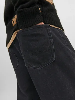 Svarta baggy fit jeans herr - ALEX