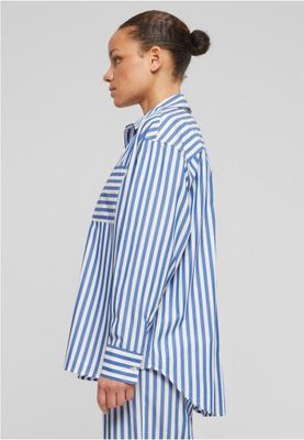 Striped women's shirt - relaxed