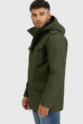 Darren parka with detachable hood