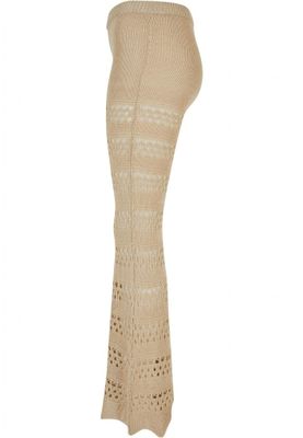 Crocheted flared leggings