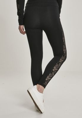 Black lace leggings