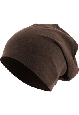 Thin long brown beanie