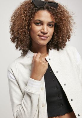 Light gray baseball jacket women