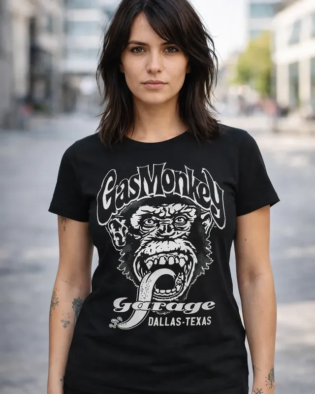 Gas Monkey Garage - Dallas, Texas Girly Tee