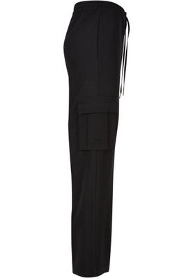 Viscose Cargo Pants with Straight Legs Women