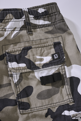 Camo mönster i brunt och grönt Stylish Slim Fit Cargo Pants Camo för herr – urban