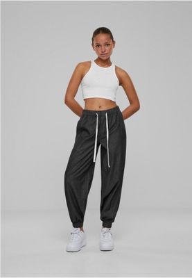Light denim sweatpants with drawstring
