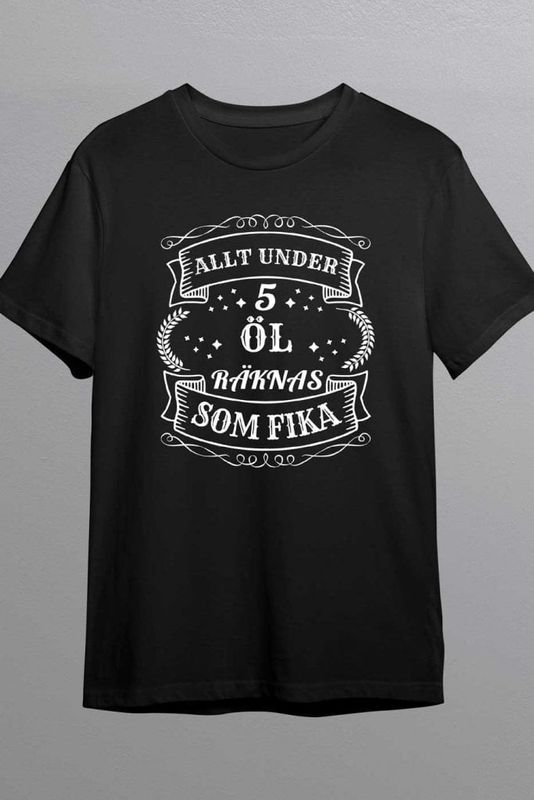 Allt under 5 öl T-shirt