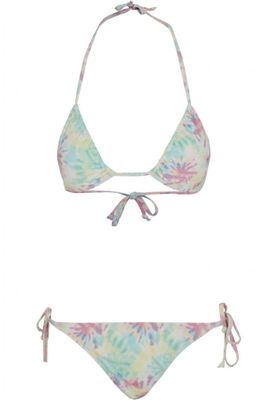 Bikini in batik pattern lady