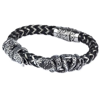 Braided cobra bracelet