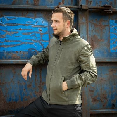 MA-1 fleece bomber jacket