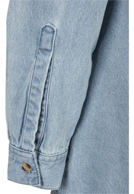 Ladies Oversized Denim Shirt Dress