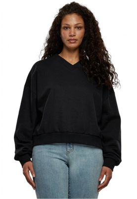 Short-sleeved V-neck sweater for ladies.