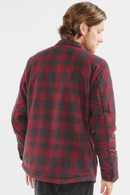Lumberjack jacket with teddy lining
