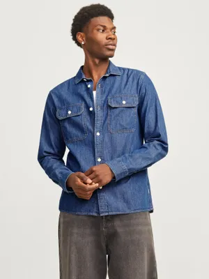 Jeansskjorta regular fit - herr