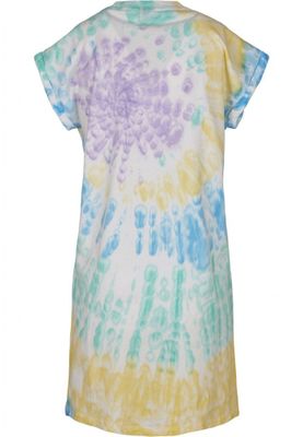 Batikfarvet kjole