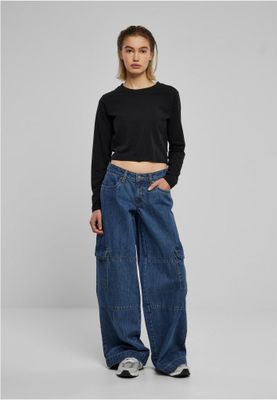 Versatile Waist-High Denim Pants