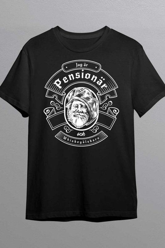 Pensionär och whiskeyälskare T-shirt