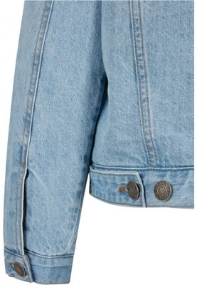 Ladies Oversized Sherpa Denim Jacket