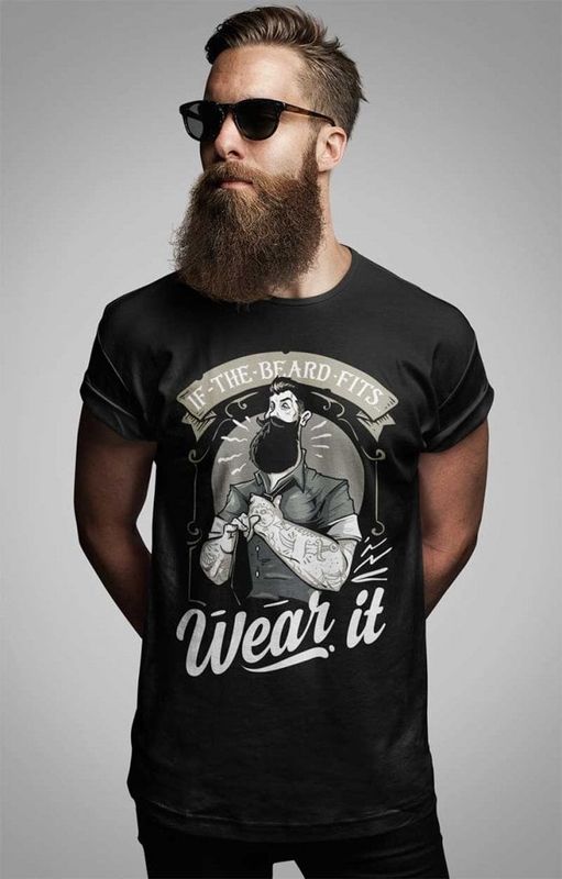 If the beard fits wear it t-shirt