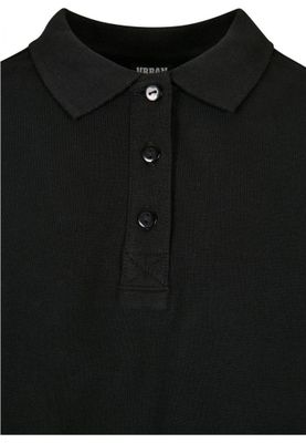 Ladies Short Oversized Polo Longsleeve