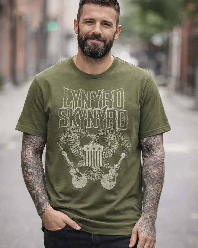 Lynyrd Skynyrd Sweet Home Alabama T-shirt i olive