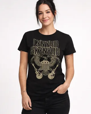 Lynyrd Skynyrd Sweet Home Alabama T-shirt dam i svart